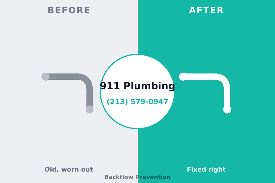 Before and after: plumbing company Union Bridge, MD